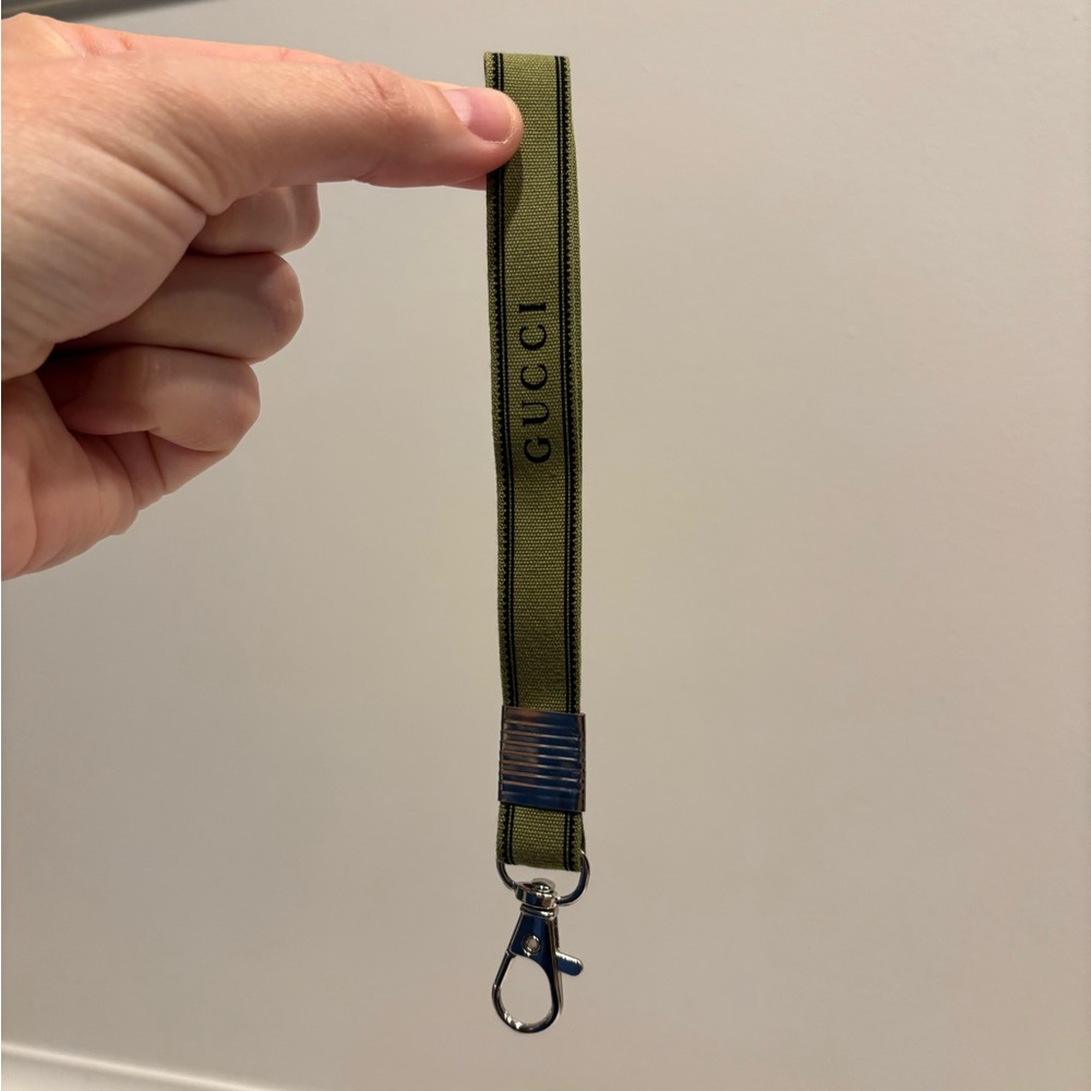 Gucci Green Keychain Strap